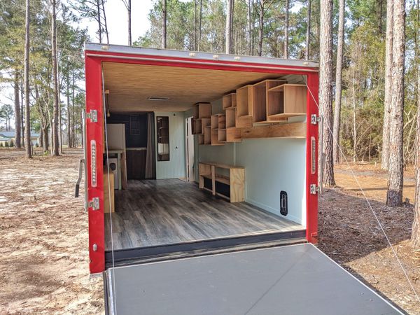 Creative 2018 Converted Enclosed Cargo Trailer Tiny House Camper