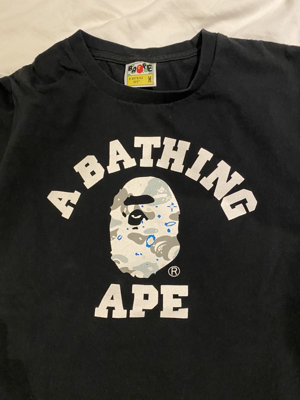 space camo bape shirt