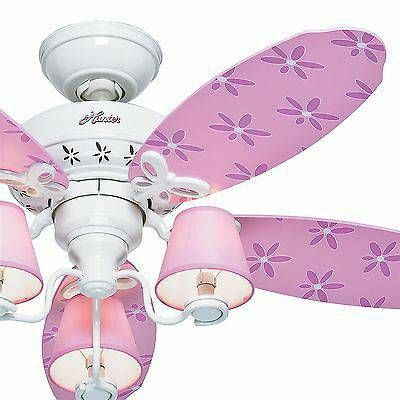 Hunter Dreamland 44 In White N Pink Youth Ceiling Fan For Sale In Round Rock Tx Offerup