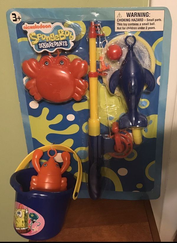 Nickelodeon’s Sponge Bob Square Pants Fishing Pole Toy for