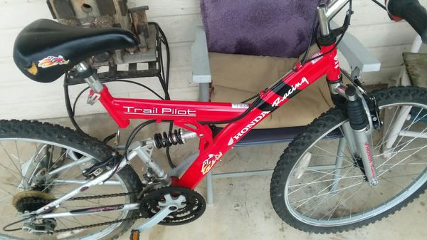 Sold at Auction Red Honda Trail Pilot Bike