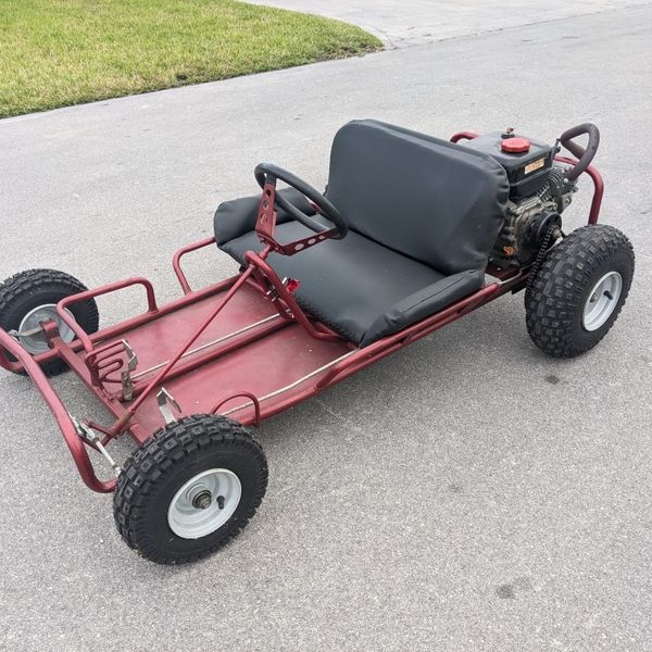 Vintage Retro Carter Brothers Super Wheels Go-Kart Candy Apple Red With ...