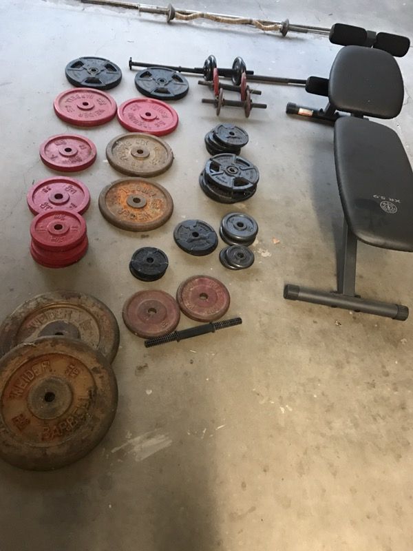 Complete weight set for Sale in Sacramento, CA OfferUp