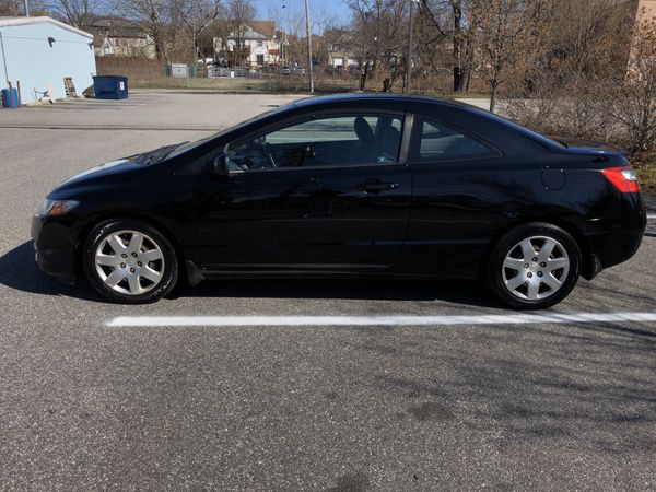 2011 Black Honda Civic Lx Coupe Low Miles For Sale In Providence, Ri 