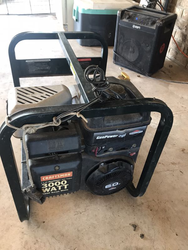 Craftsman Generator 3000 watts for Sale in San Antonio, TX OfferUp