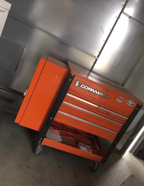 Cornwell tool box with side compartment for Sale in Dallas, TX - OfferUp