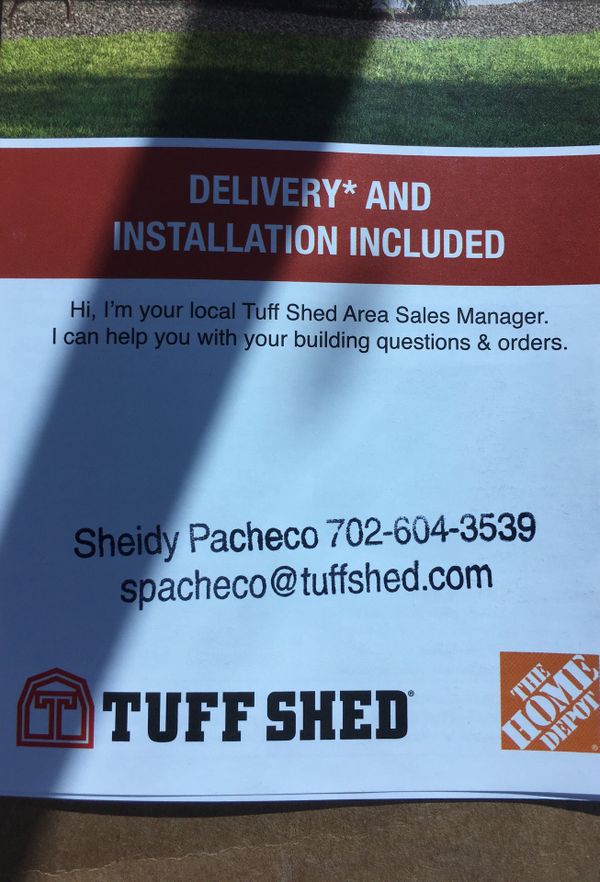 tuff shed for hoa restriction 6 wide 8 long 6 tall for