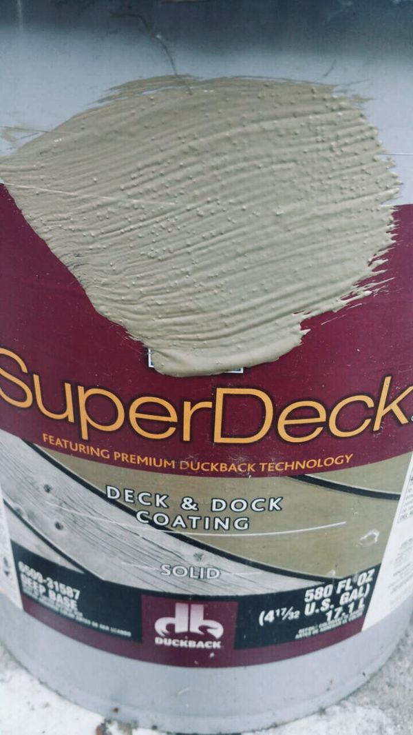 Sherwin Williams Superdeck Exterior Paint 10 per gallon for Sale in