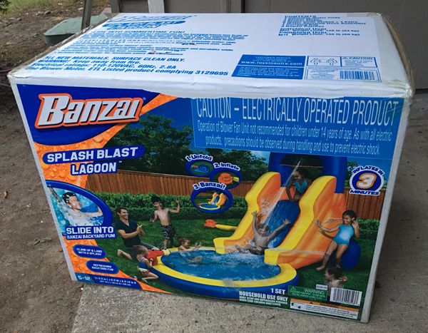 splash blast lagoon water slide