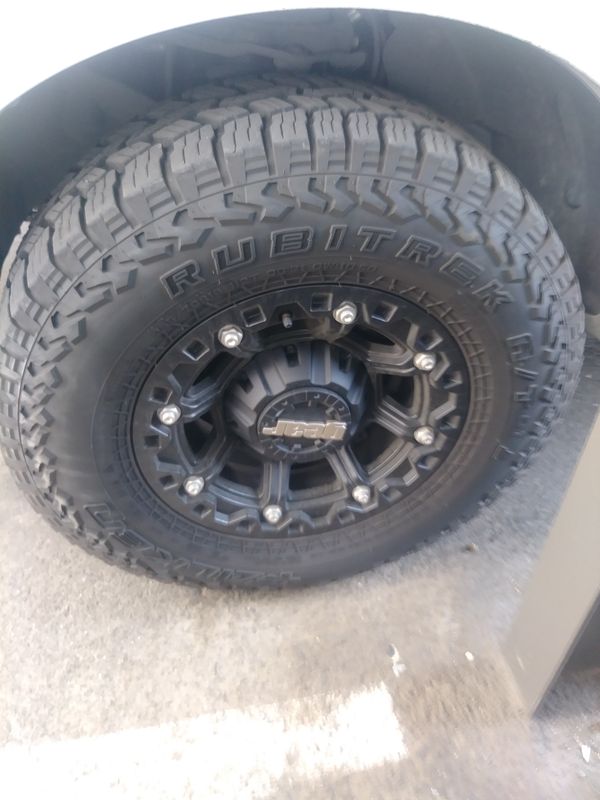 GEAR BlackJack Rims and FALKEN Rubitrek A/T tires for Sale in Phoenix