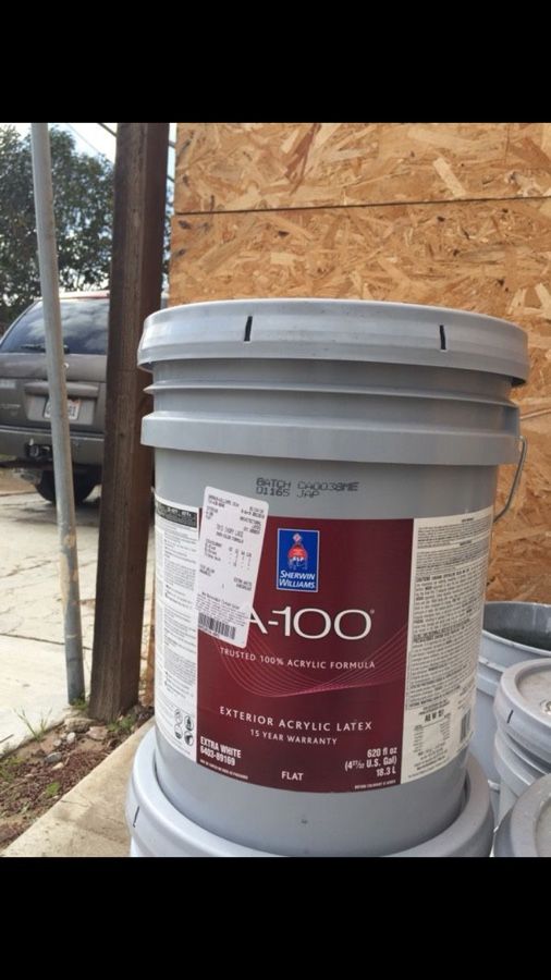 Sherwin Williams Paint 5 Gallons for Sale in DEVORE HGHTS, CA OfferUp