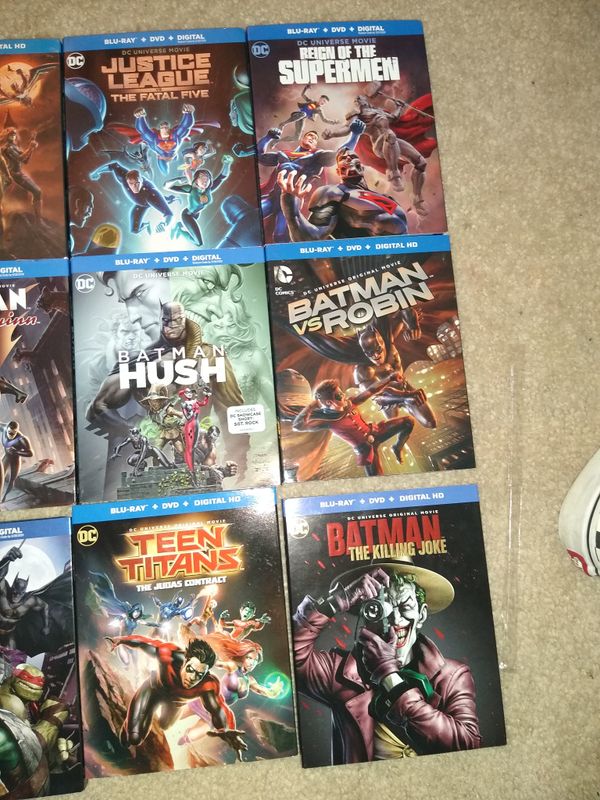 dc universe animated movies box set