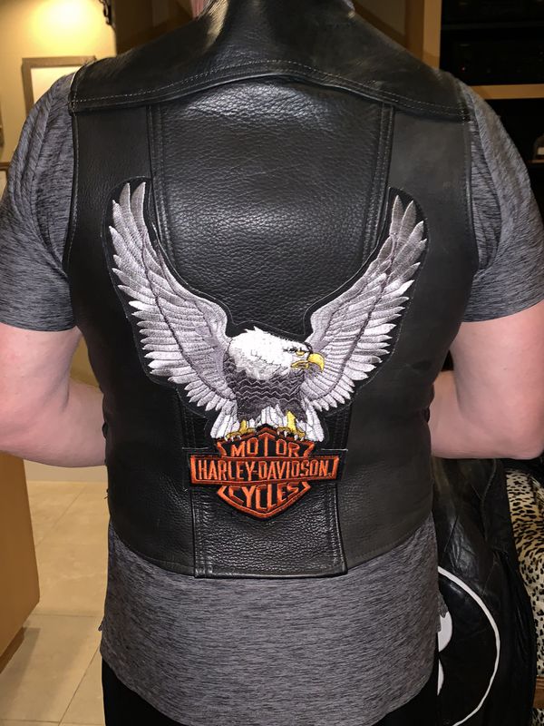 Harley Davidson Cycles Leather Men’s Vest for Sale in Yorba Linda, CA