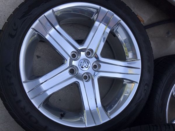 Dodge Ram 1500 RT OEM 22 INCH WHEELS AND TIRES RIMS 22S FACTORY ...