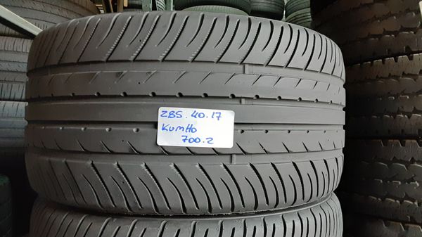 285/40ZR17 KUMHO ECSTA ST 285/40R17 MATCHING PAIR USED TIRES 285 40 17 ...