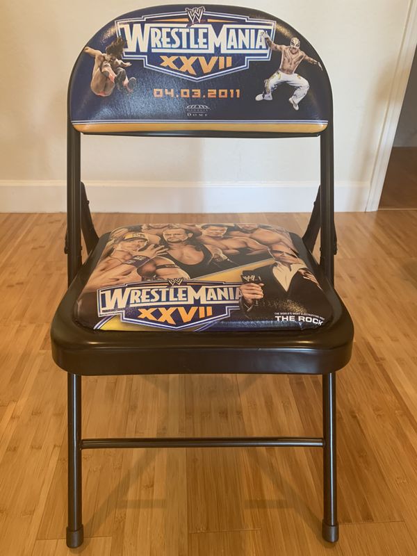 WWE Wrestlemania chair for Sale in Miramar, FL OfferUp
