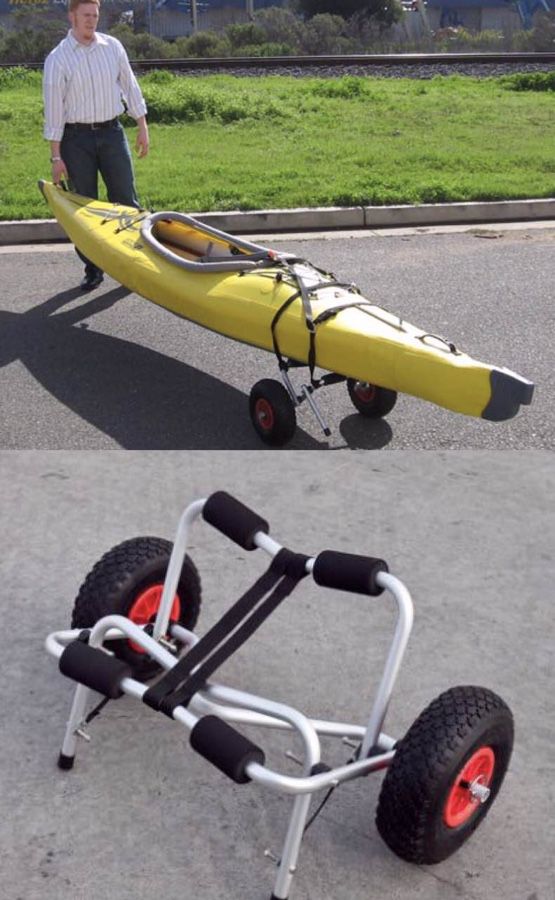 New in box aluminum canoe kayak jon boat moving dolly cart 