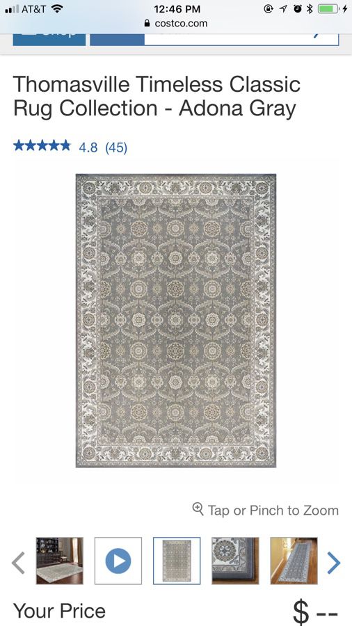 thomasville timeless classic rug collection otello blue