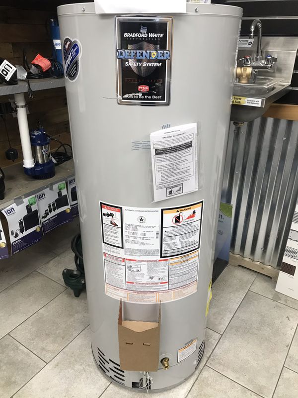 Bradford White 50 Gallon Gas Water Heater RG250T6N *New In Box* for