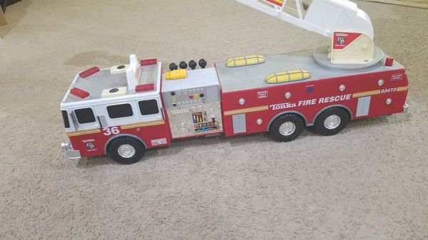 vintage tonka fire rescue truck