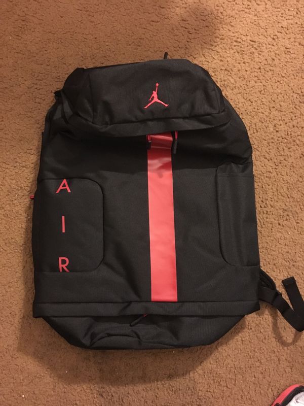 Nike Air Jordan Velocity Backpack Ball / Laptop / Travel Bag BRAND NEW WITH TAGS BLACK / RED for 