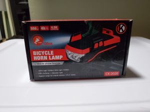 Blue bike horn ane light for Sale in South Gate, CA