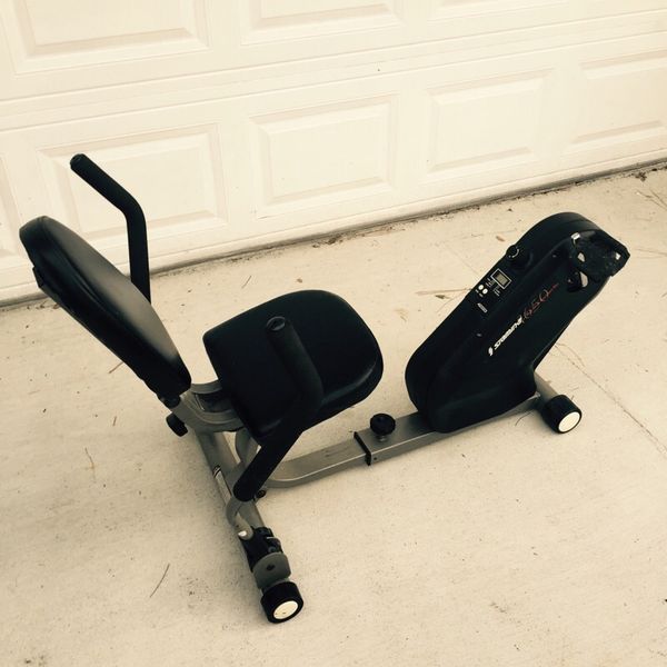 dual action recumbent exercise bike