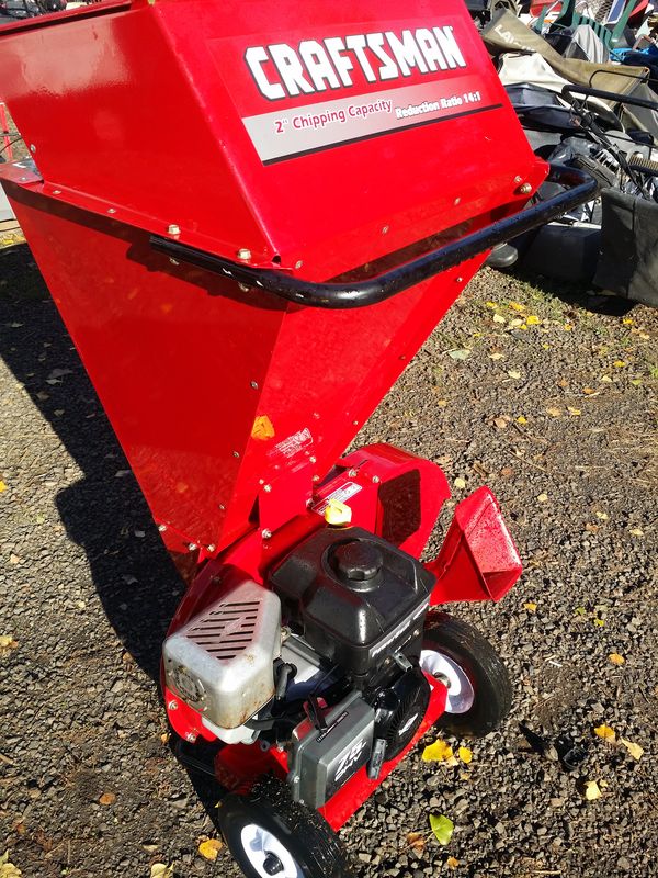 Craftsman 7.5hp Large Wood Chipper Leaf Shredder LOOKS ALMOST NEW