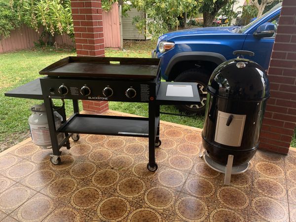 BBQ - Blackstone Griddle & Weber Smoker for Sale in Miami, FL - OfferUp