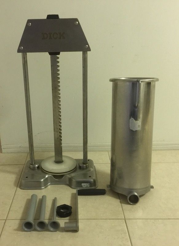 F Dick Commercial Sausage Stuffer Filler 30 LB / 15 LTR for Sale in