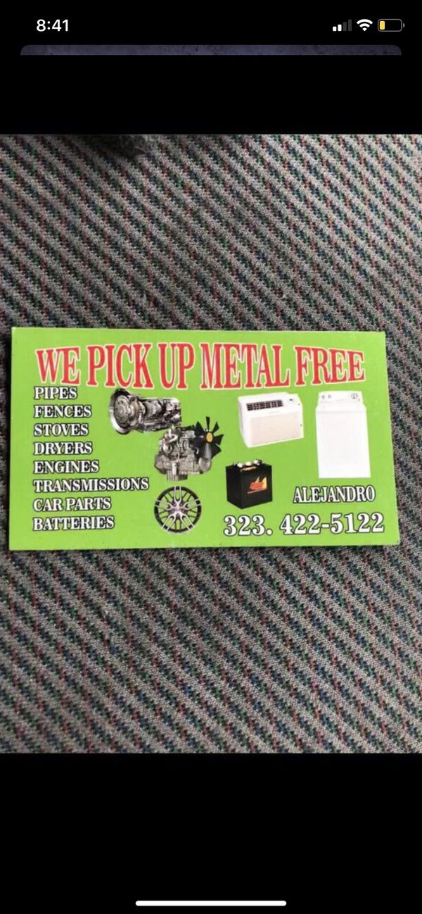 Hi I pick up scrap metal for free! for Sale in Hemet, CA OfferUp