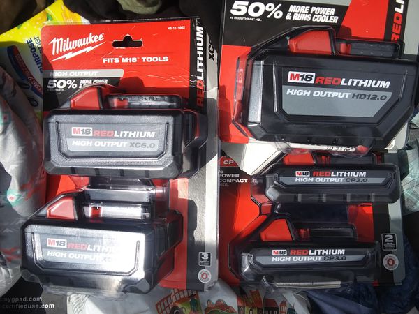 m18 milwaukee batteries