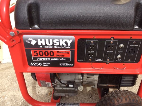 Husky Generator 5000 Watt Subaru Engine - Greatest Subaru