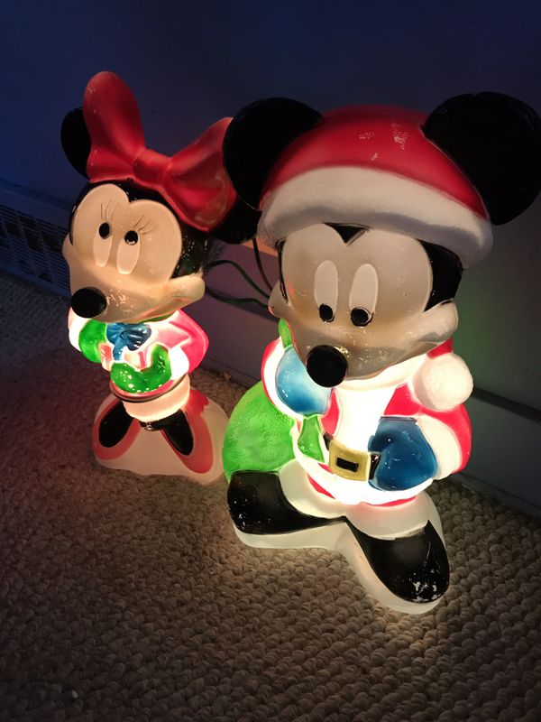 Mickey and Minnie Christmas blow mold blowmold for Sale in Itasca, IL