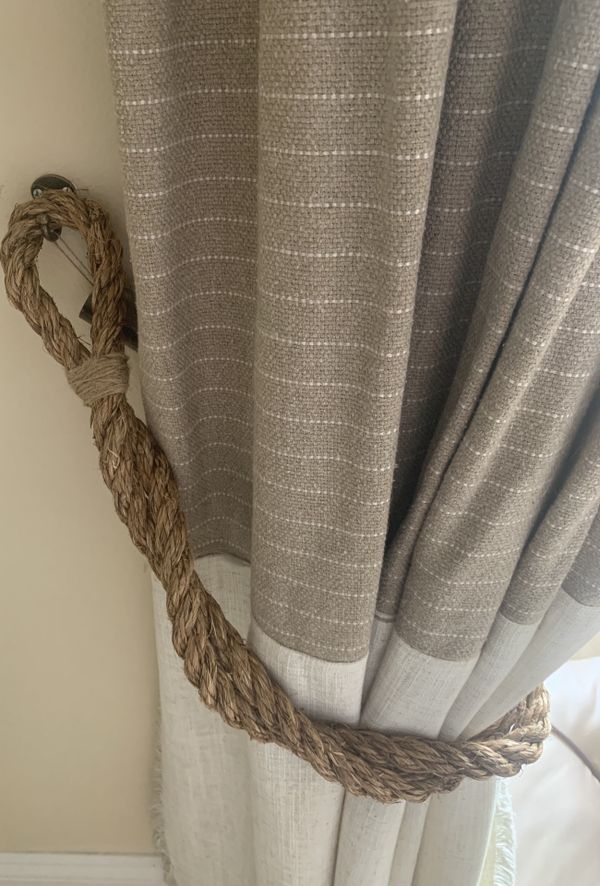 Farmhouse/Coastal Curtain Tie Backs for Sale in Port St. Lucie, FL