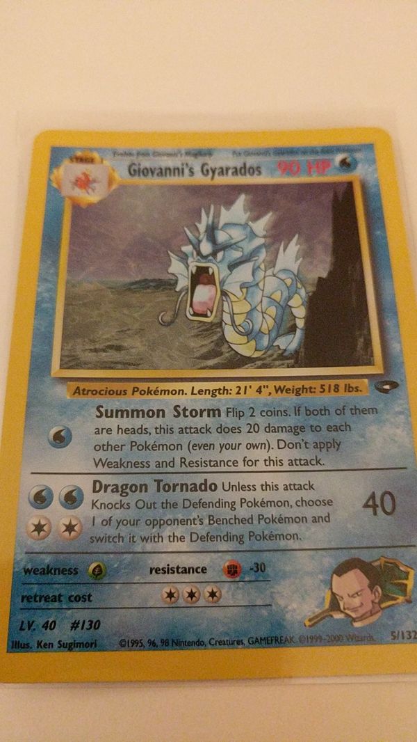 Giovanni's Gyarados 5/132 Holo rare for Sale in Richmond, VA - OfferUp