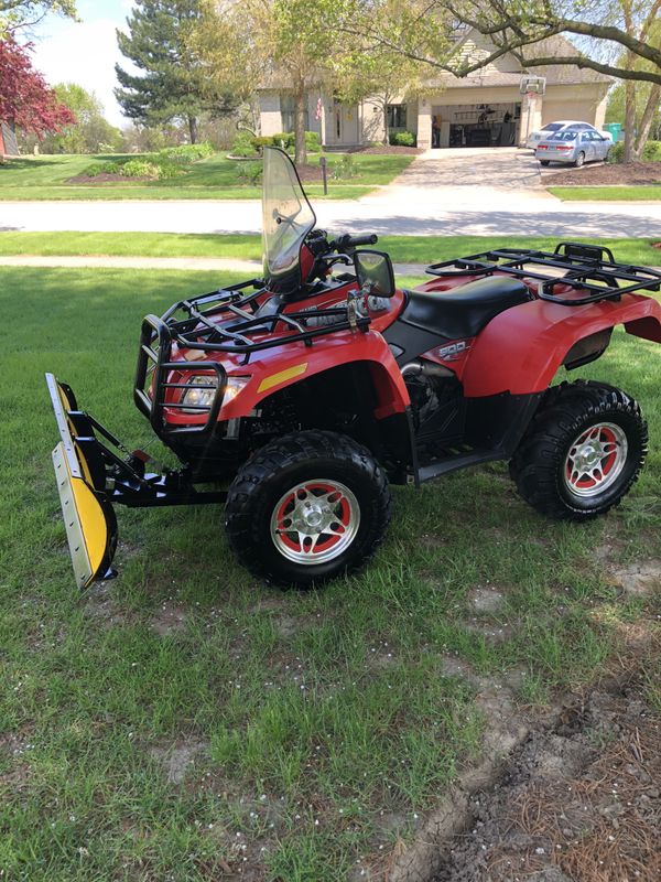 2006 Arctic Cat 500 4x4 Auto ATV 4-wheeler w/winch and plow for Sale in