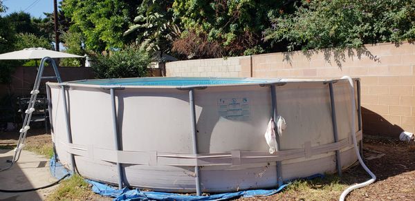 18 ft. x 48 in. Deep Round Metal Frame Above Ground Pool 