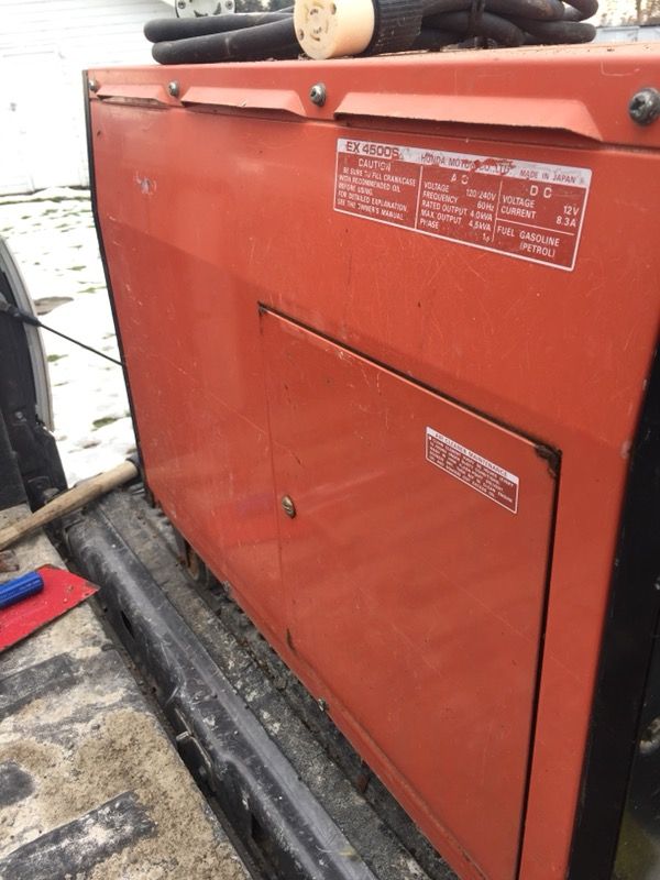 Honda ex4500 generator for Sale in Walla Walla, WA OfferUp