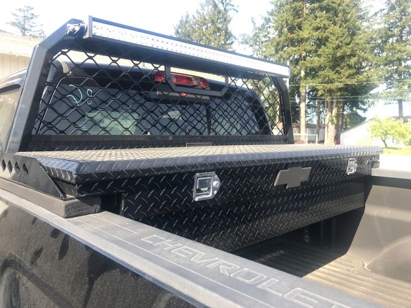 Gm / Chevy headache rack tool box combo for Sale in Tacoma, WA - OfferUp