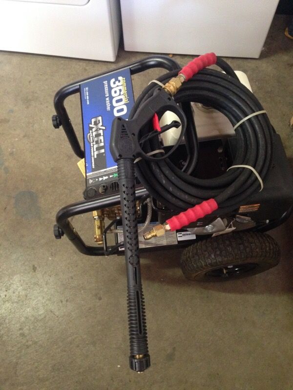 Excell Commercial 3600 PSI Pressure Washer Honda 13HP Engine 4 Gals