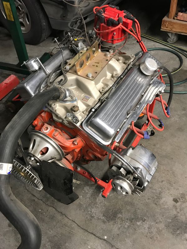 Chevy Truck Engine 327 Small-block Comes Transmission 700r4 With Camel ...