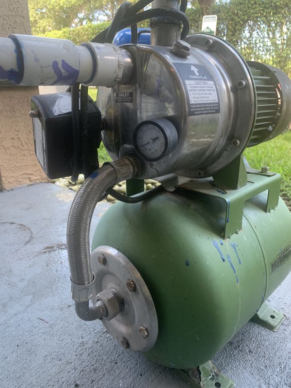 Drummond 1 HP Stainless Steel Shallow Well Pump and Tank for Sale in