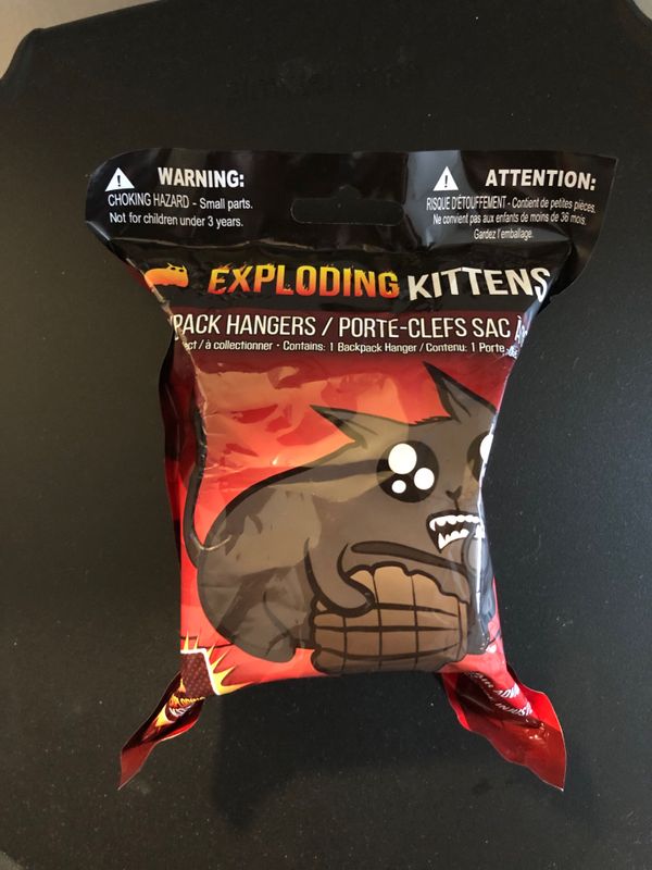 exploding kittens backpack hangers