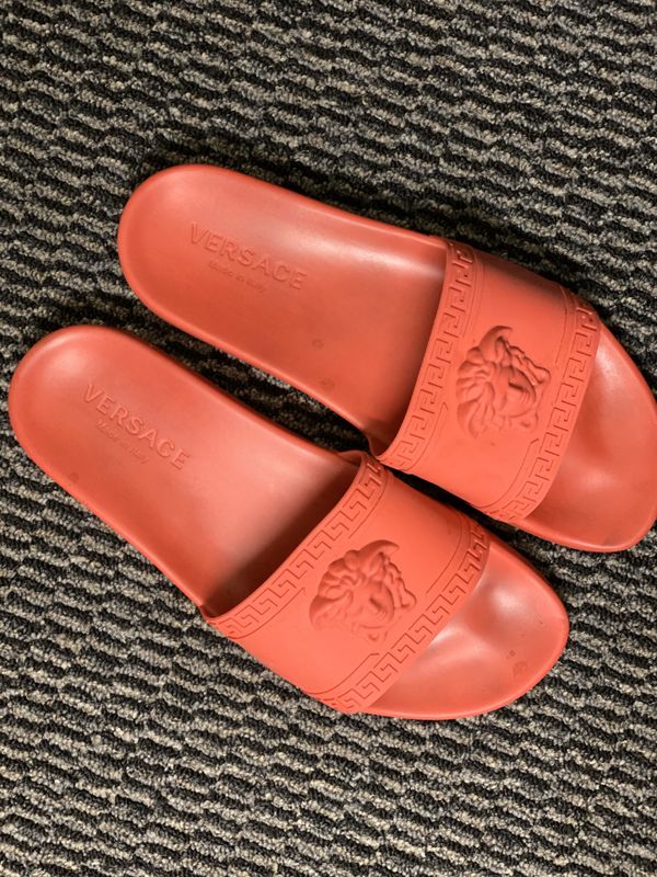 diamond versace slides