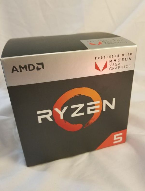 Amd Am4 Ryzen 5 2400g Processor With Radeon Rx Vega 11 Integrated 1410