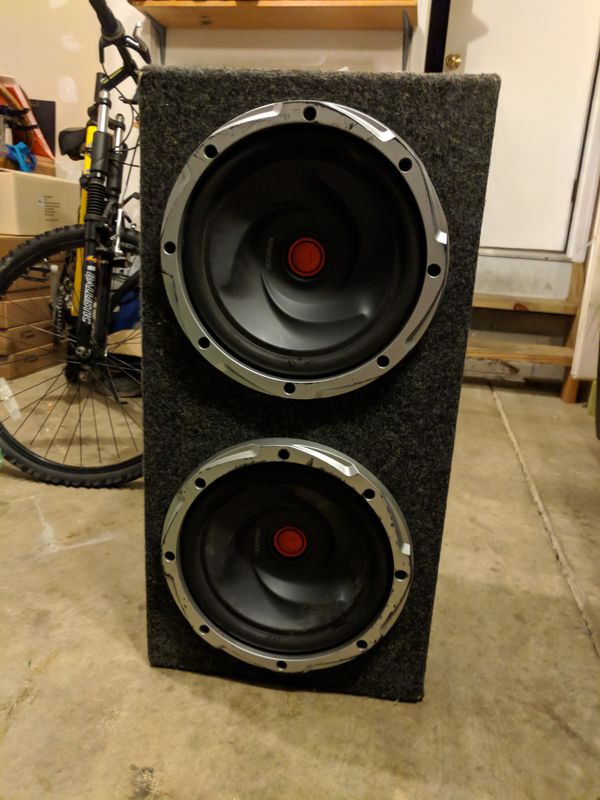 Kenwood dual 12 inch subwoofer with box for Sale in Grove City, OH