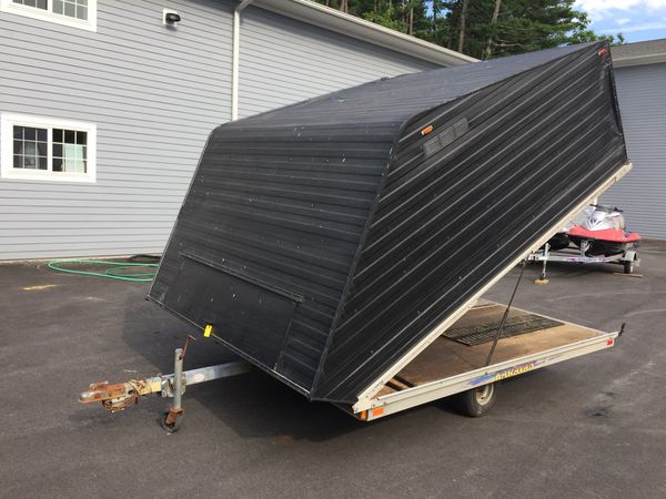 2001 Karavan 10 X 101” Enclosed Clam Shell Snowmobile Trailer Will Trade For Sale In Westford