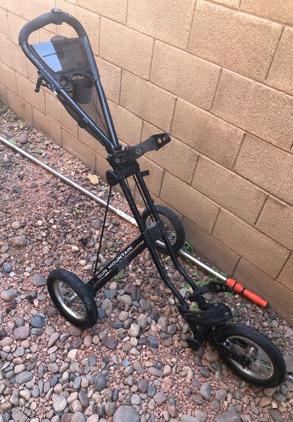 Sun mountain speed cart v1 golf push cart for Sale in Peoria, AZ OfferUp