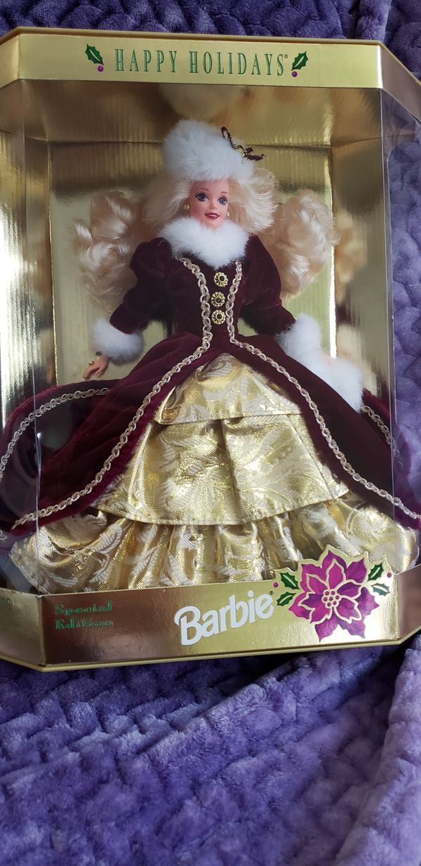 special edition barbie happy holidays 1996